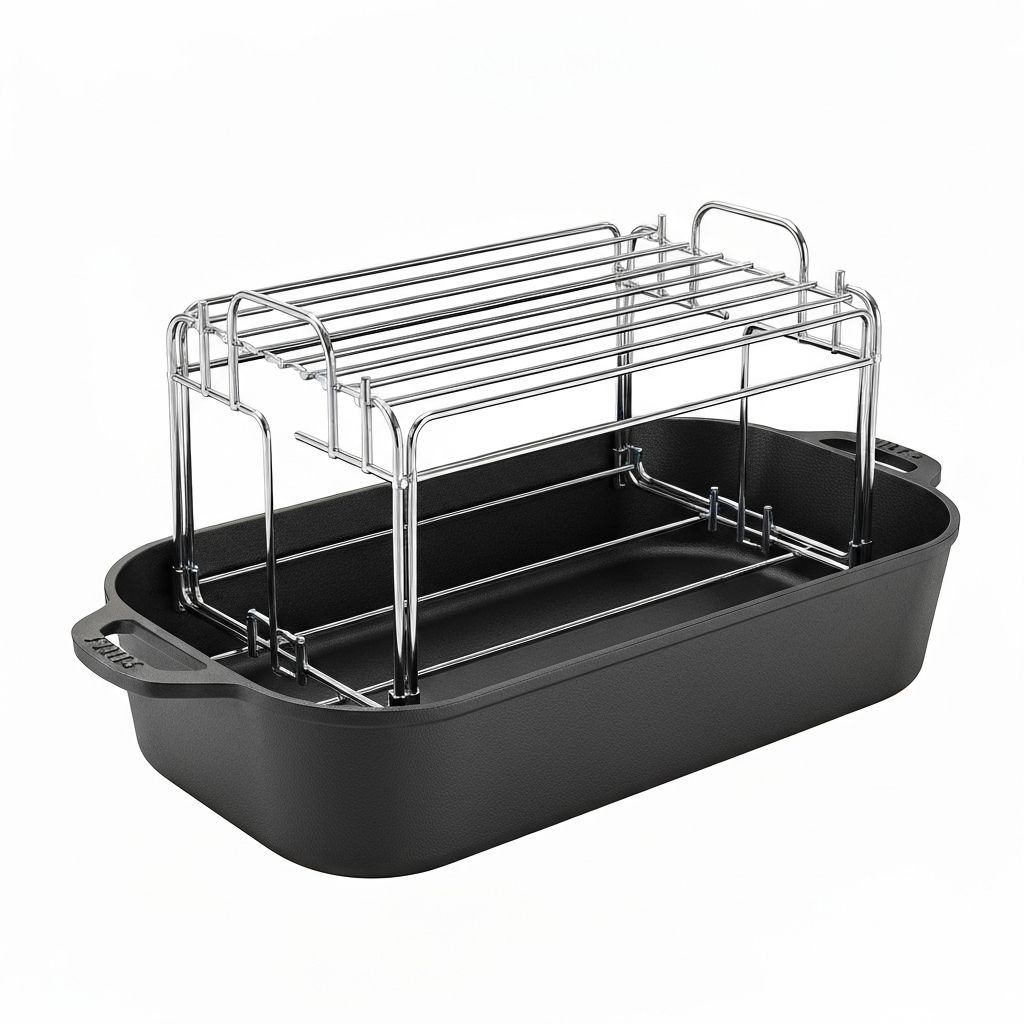 Parini Roasting Pans with Rack for Turkey and Chicken